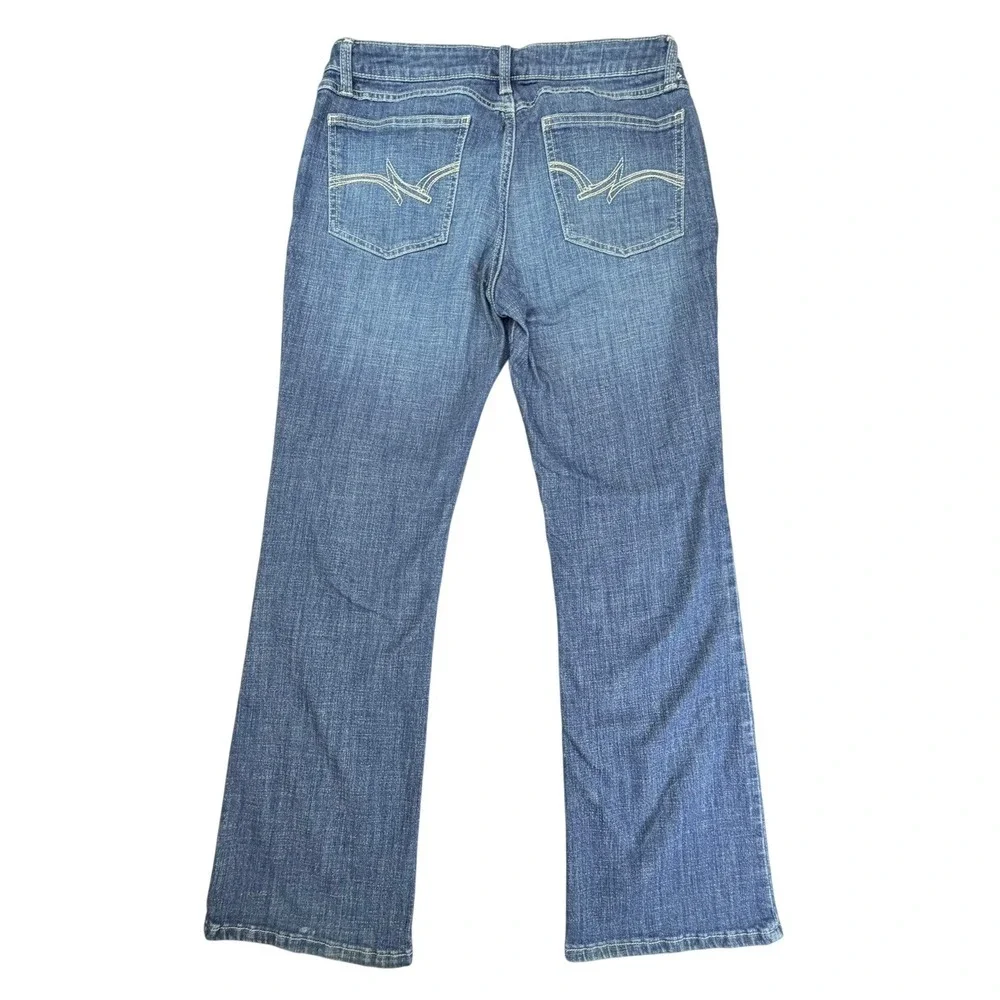 Wrangler Bootcut Jeans Womens 32x29 Blue Medium Wash Denim Mid Rise